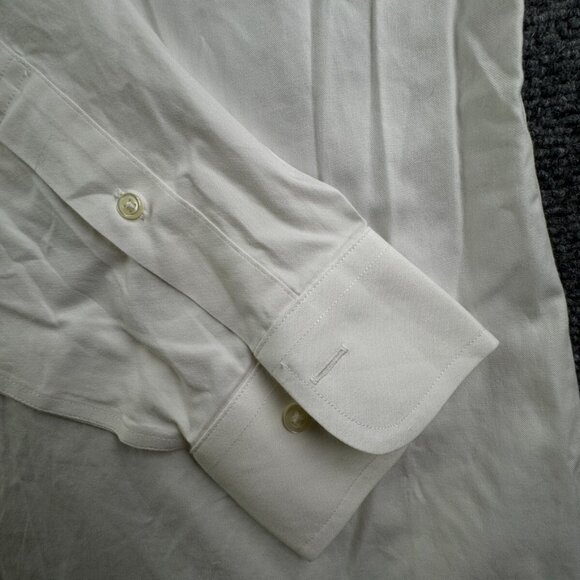 Brooks Brothers 16.5 34/35 Regent Non Iron Button Up Shirt Long Sleeve White - Picture 9 of 16